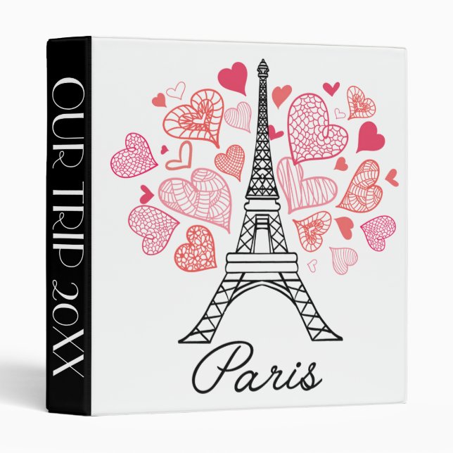 Paris, France Love Binder (Front/Spine)