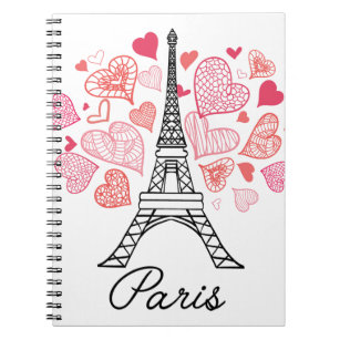 Paris, France Love Notebook