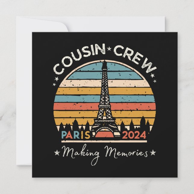 Paris France Making Memories 2024 (Front)