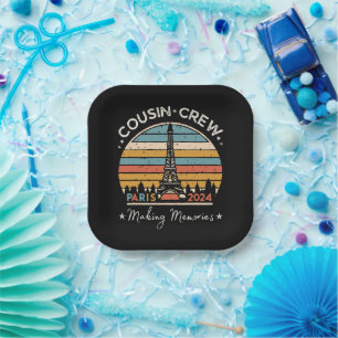 Paris France Making Memories 2024 Paper Plate