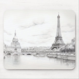 Paris France Mouse Pad