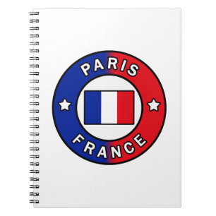 Paris France Notebook