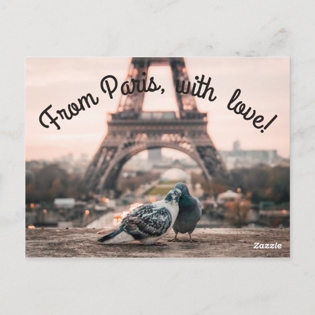 Paris, France postacard Postcard (Back)