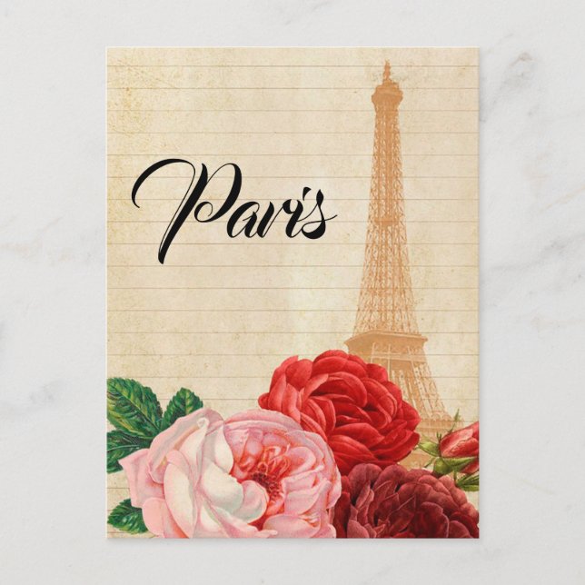 Paris France Postcard (Front)