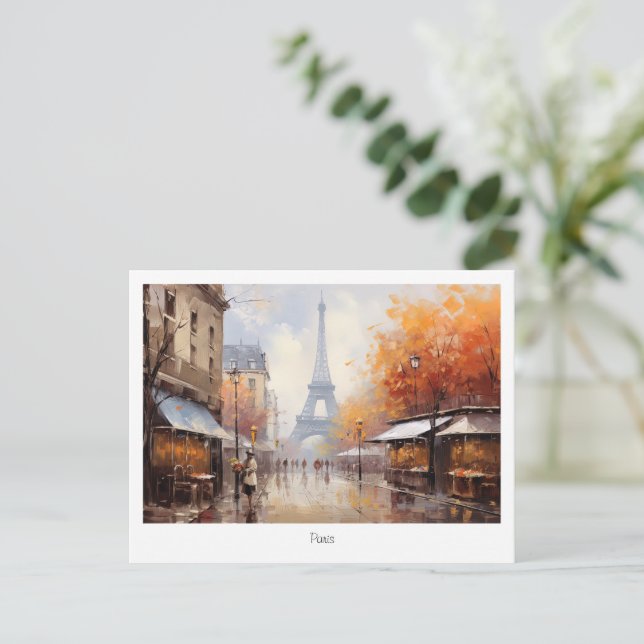 Paris France Postcard (Standing Front)
