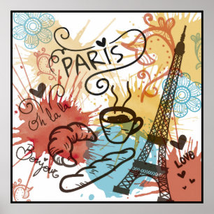 Paris, France, poster Voyage