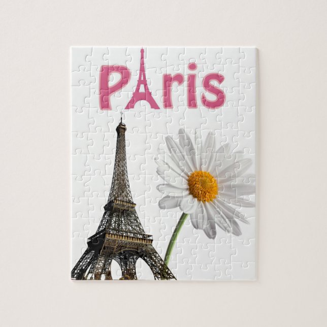 Paris France Puzzle Décor (Vertical)