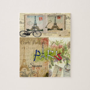 Paris France Puzzle Décor