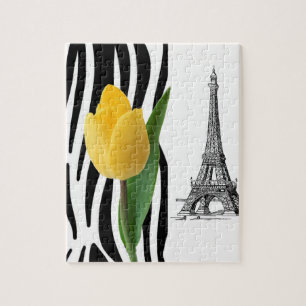 Paris France Puzzle Décor