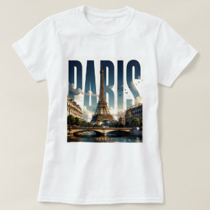 Paris France Seine River & Historic City Break 🗺️ T-Shirt