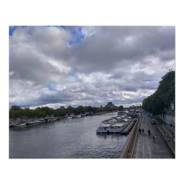 Paris. France. Seine  river Poster (Front)