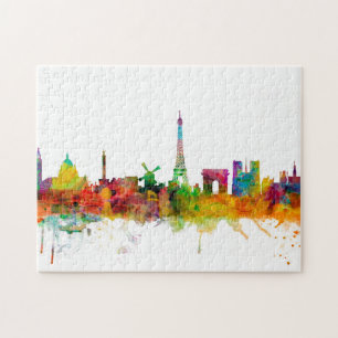 Paris France Skyline Jigsaw Puzzle