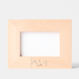 Paris, France Souvenir Etched Frames