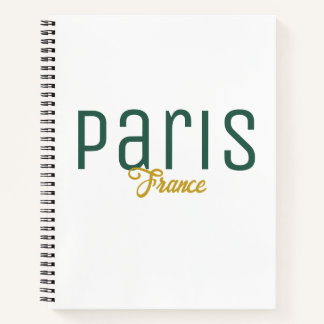 Paris, France Souvenir Notebook