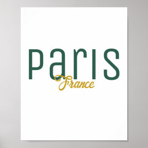 Paris, France Souvenir Poster
