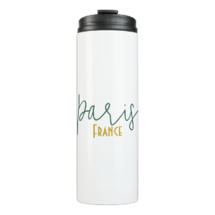 Paris, France Souvenir Thermal Tumbler