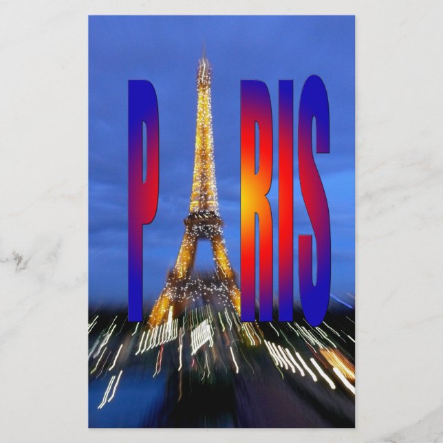 Paris France Stationery (Front)