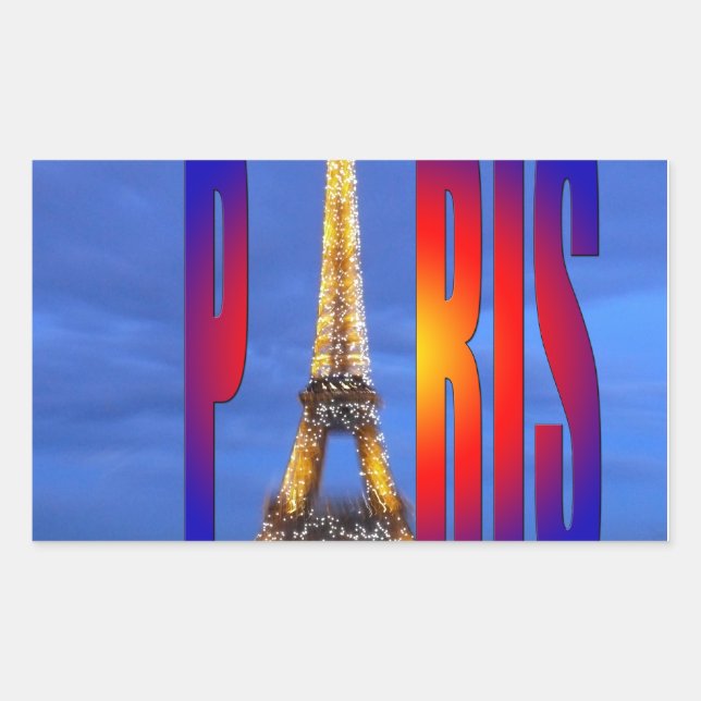 Paris France Sticker (Front)