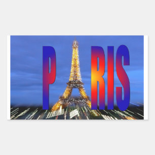 Paris France Sticker