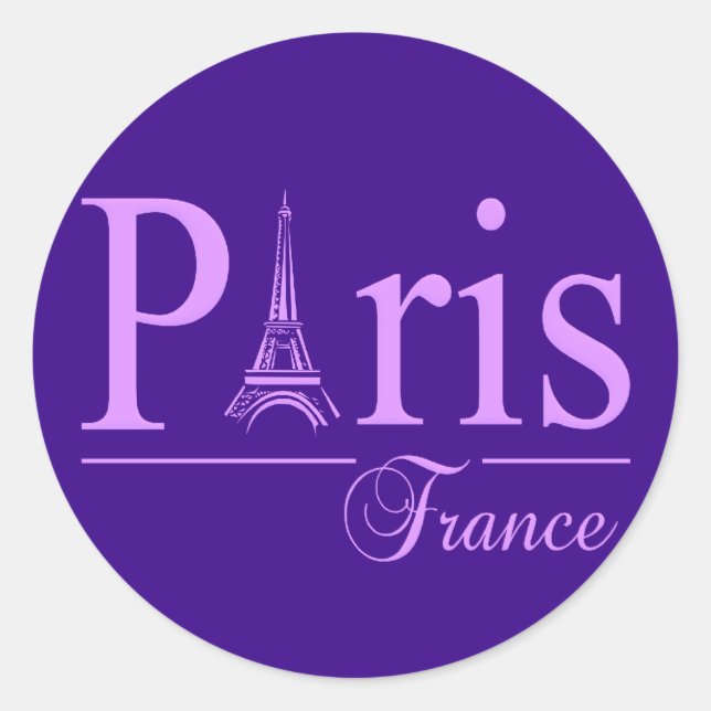 Paris France stickers (Front)