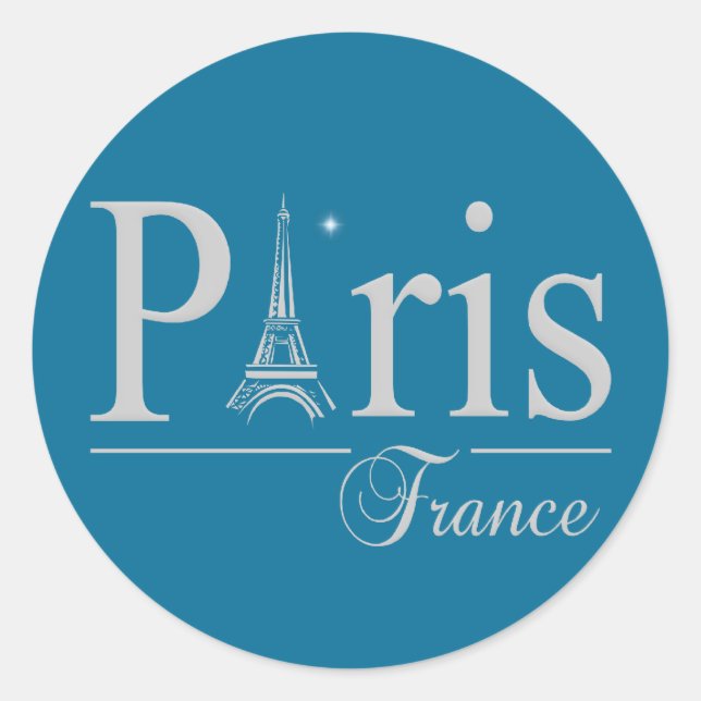 Paris France stickers (Front)