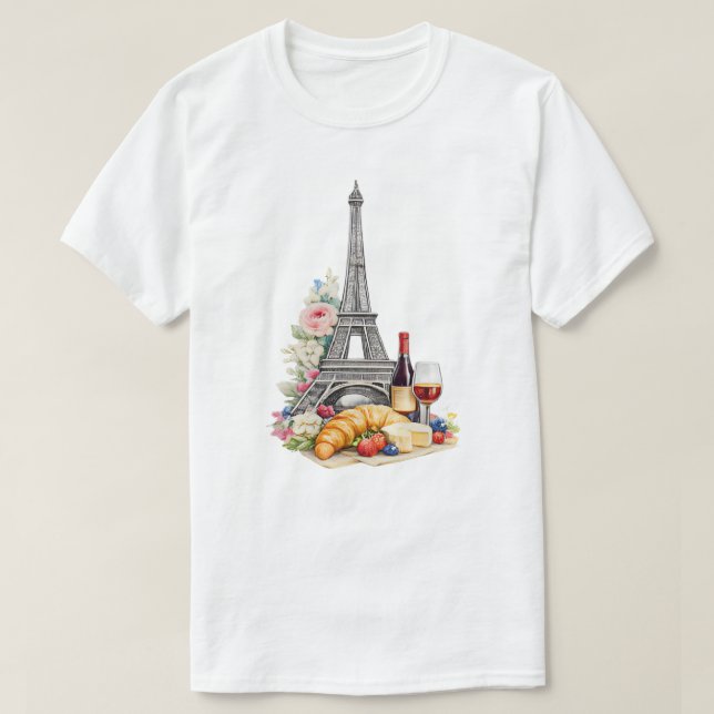 Paris France T-Shirt (Design Front)