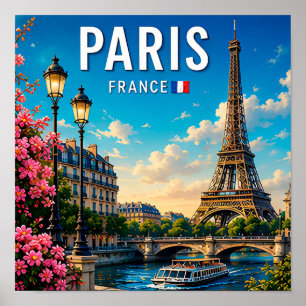 Paris France Timeless City of Light Poster