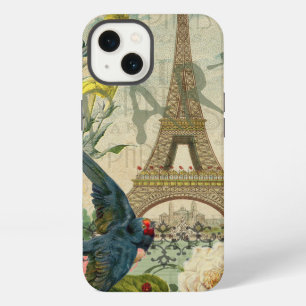 Paris France Travel Vintage Antique Art Painting iPhone 13 Case