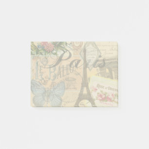 Paris France Vintage Travel Colourful Artwork Post-it Notes