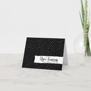Paris French Baby Shower Thank You Card