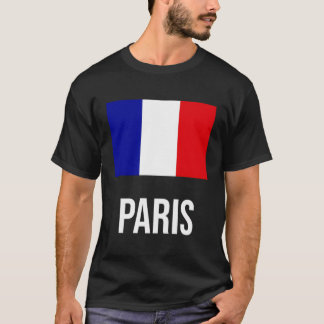 Paris French Flag City Vacation Roots France T-Shirt