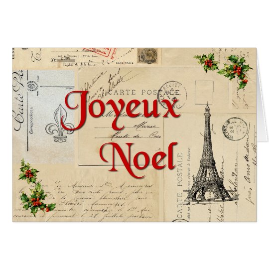 merry-christmas-card-template-with-greetings-in-french-language-joyeux-noel-vector