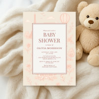 Paris French Toile Baby Shower