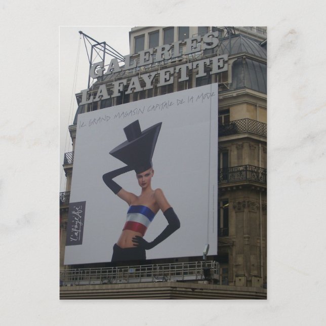 Paris - Galeries Lafayette - Postcard (Front)