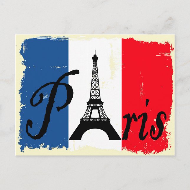 Paris grunge postcard (Front)