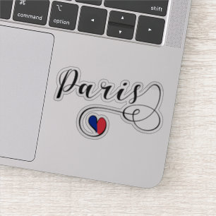 Paris Heart Flag