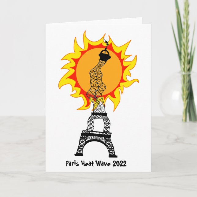 Paris Heat Wave 2022 Card (Front)
