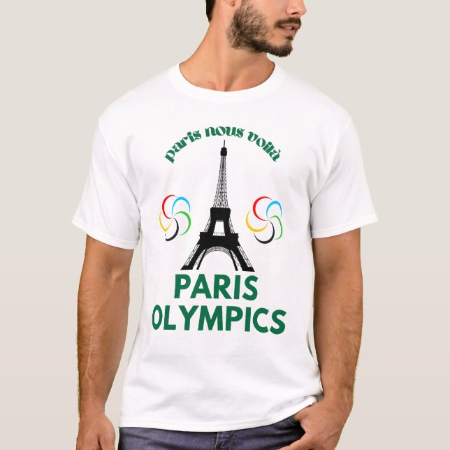 Paris here we come Olympics 2024 T-Shirt (Front)