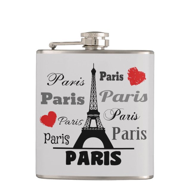 Paris Hip Flask (Front)