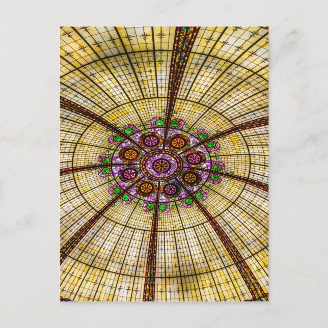 Paris Hotel Ceiling in Las Vegas Postcard (Front)
