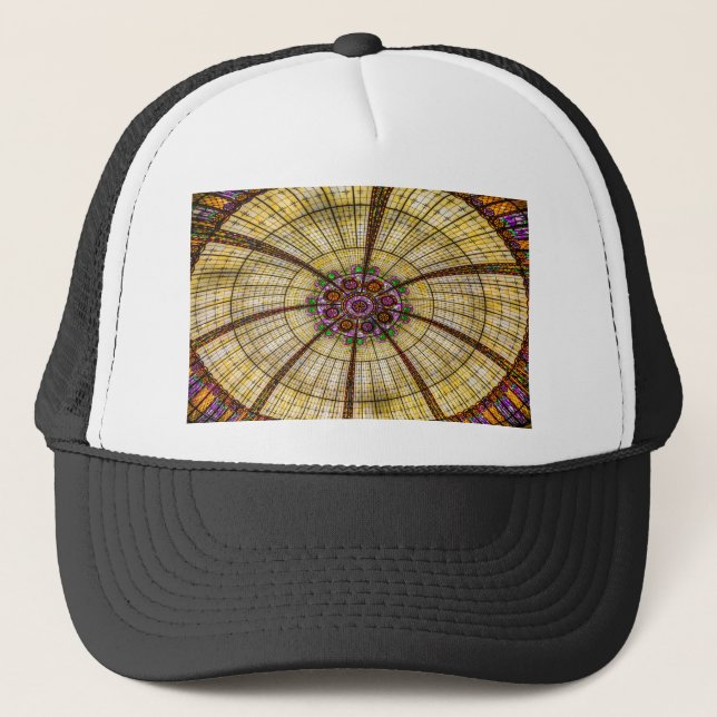 Paris Hotel Ceiling in Las Vegas Trucker Hat (Front)