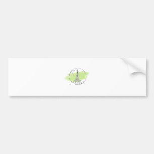 paris in a glass ball bumper sticker
