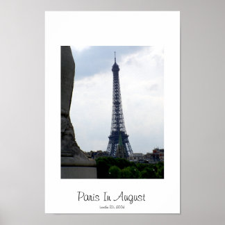 Paris In August Poster
