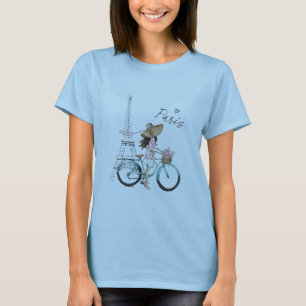 Paris in Bloom Pedaling Through Paris Chic in the T-Shirt