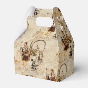 Paris in Brun Favor Box