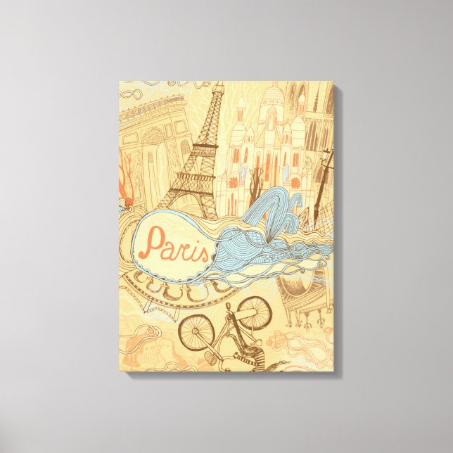 Paris in France Canvas Print (Front)