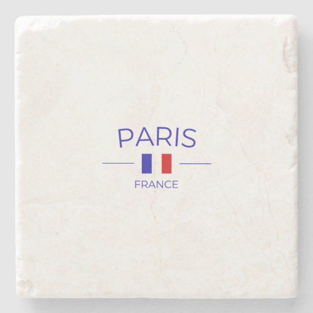 paris in France Stone Coaster (Front)