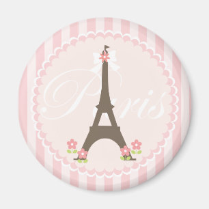 Paris in Spring Girly Magnet