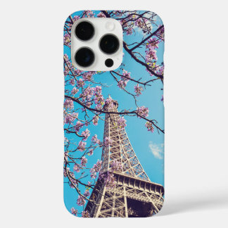 Paris in Springtime Eiffel Tower Blooms iPhone 16 Pro Case