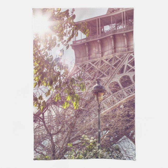 Paris in Springtime Kitchen Towel (Vertical)